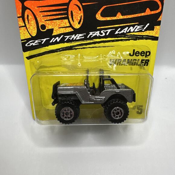1996 MATCHBOX SUPERFAST #5 JEEP WRANGLER 4X4 BAD TO THE BONE NEW + FAST SHIPPING - Picture 2 of 7